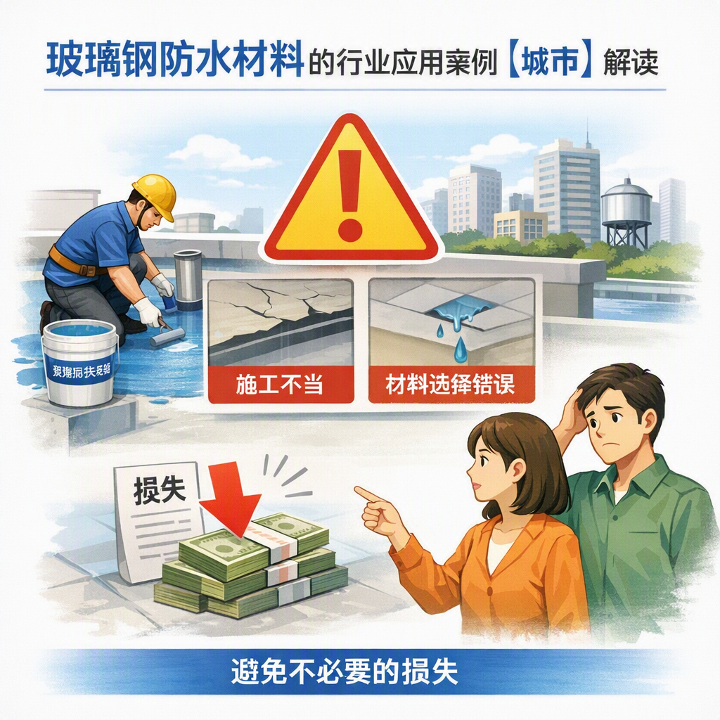 玻璃钢防水材料的行业应用案例,南充解读