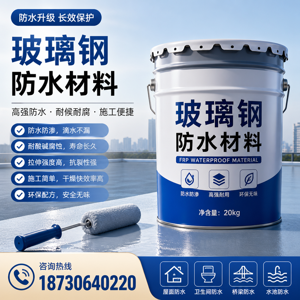 专家解析：玻璃钢防水材料的市场前景分析在 南充