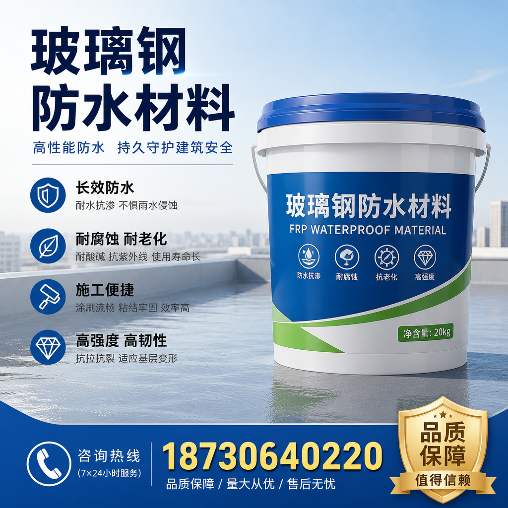 专家解析：玻璃钢防水材料的市场前景分析在 南充