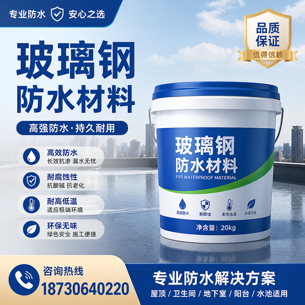 了解玻璃钢防水材料的市场趋势,南充 企业不可不知